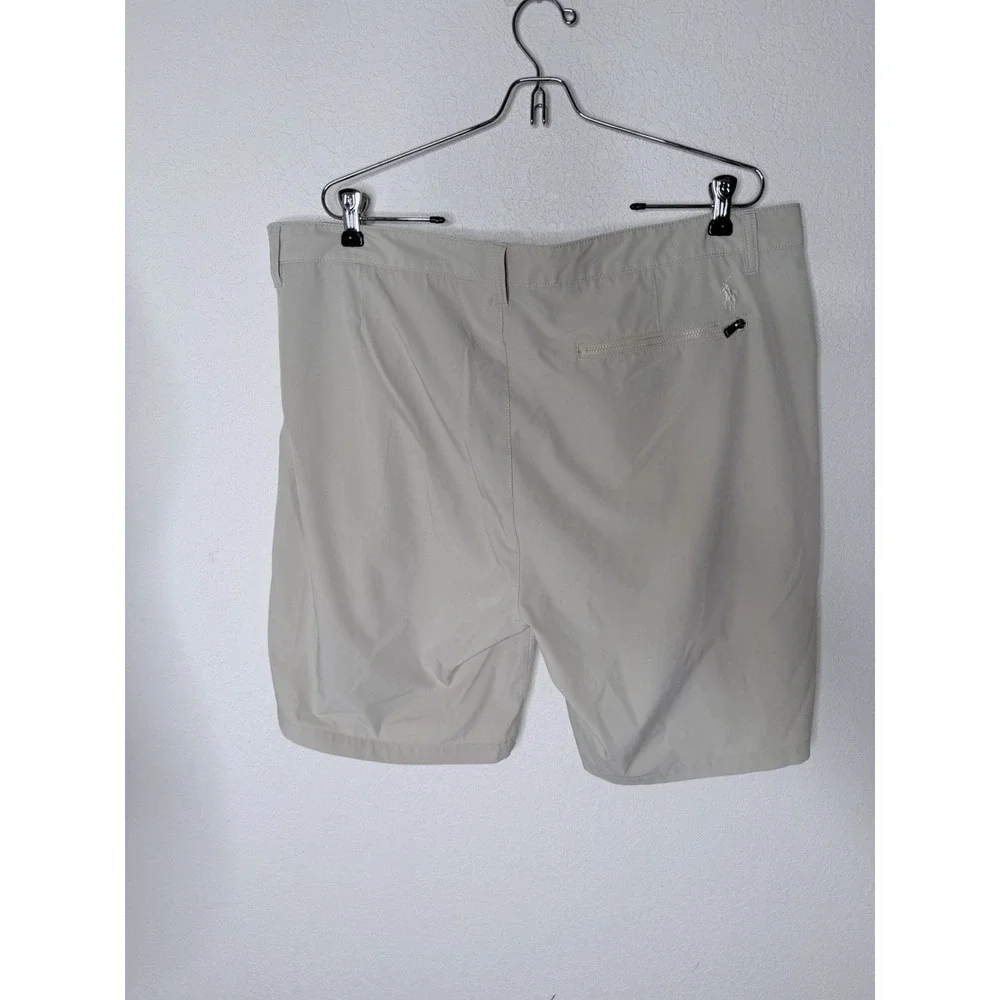 Polo Ralph Lauren Shorts Mens 42 Beige Chinos Stretch Classic Fit 9